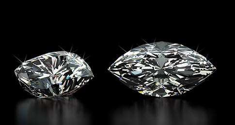 marquise cut diamonds