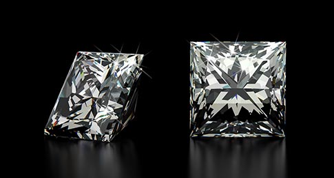 princess cut diamonds